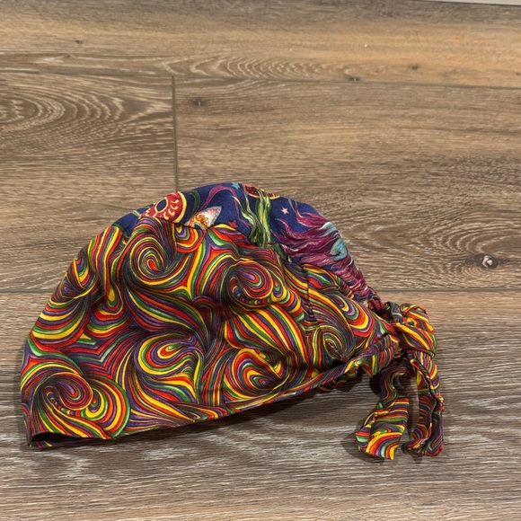 Handmade Accessories - Mardi Gras Scrub Cap‎